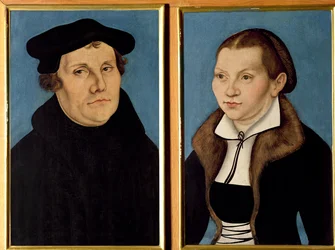 Double Portrait of Martin Luther and Katherin von Bora